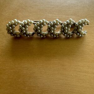 Pearl Beaded Brooch - Vintage